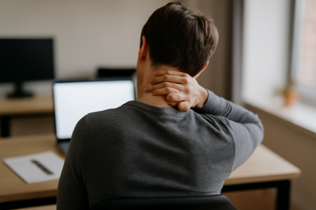 Douleurs cervicales au bureau : prévention et solutions naturelles