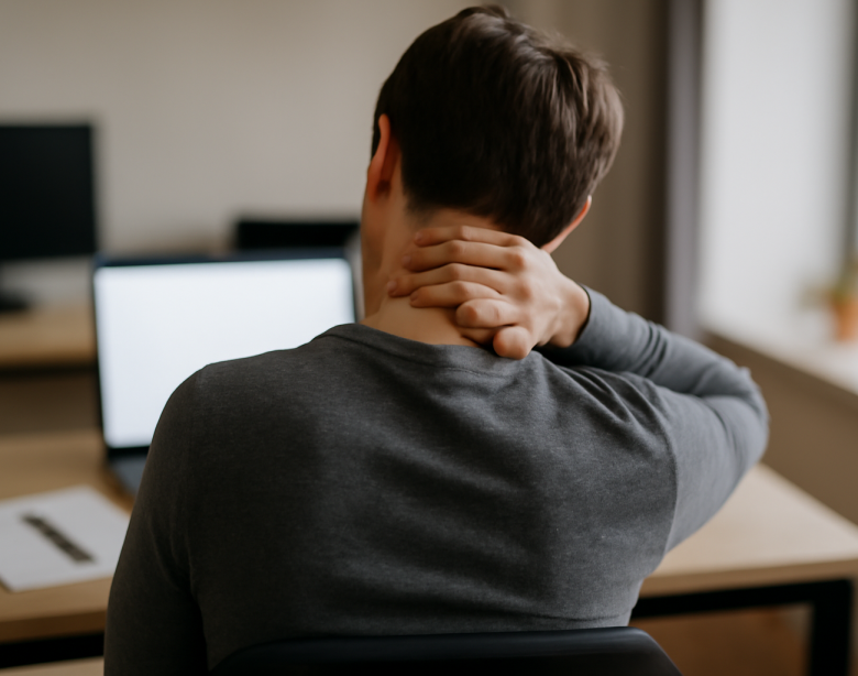 Douleurs cervicales au bureau : prévention et solutions naturelles